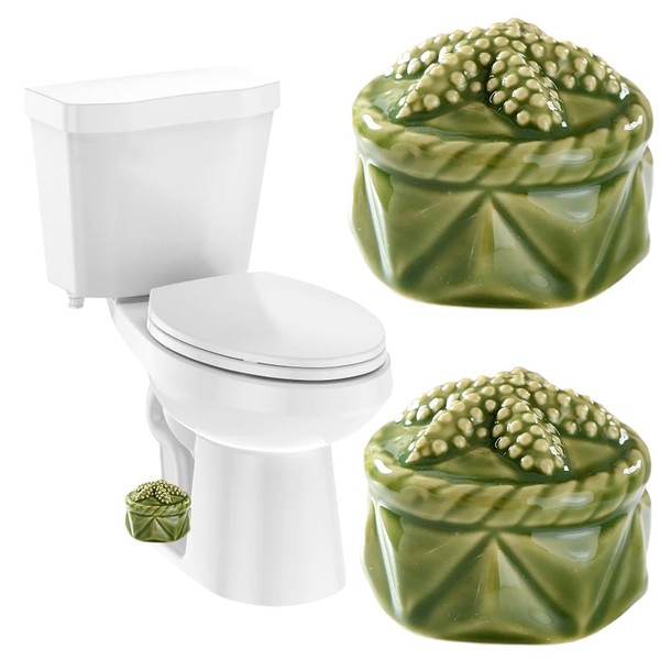Set of 2 Starfish Toilet Bolt Covers Decorative Toilet Bolt