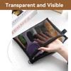 4 Pieces Mesh Makeup Bags for Handbag,Black Mesh Makeup Bags,Bag