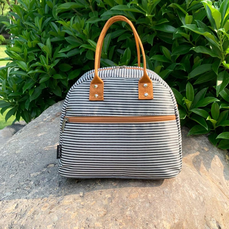 FlowFly Insulated Lunch Bag With Shoulder Strap for Women, Men,
