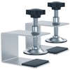 Claumeng 2Pcs Cabinet Installation Clamp Zinc Drawer Fixing Clip Adjustable