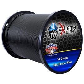 eXtreme Dog Fence® Brand DIY Pro Grade Electric In-Ground Dog Fence Perimeter Boundary Wire Available | 500 FT 14 Gauge | 1/3 Acre Coverage Area