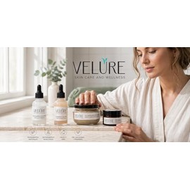 Velure Gel Exfoliante de Coco, Limpiador Facial y Corporal, Eliminador de Células Muertas, Limpieza de Poros