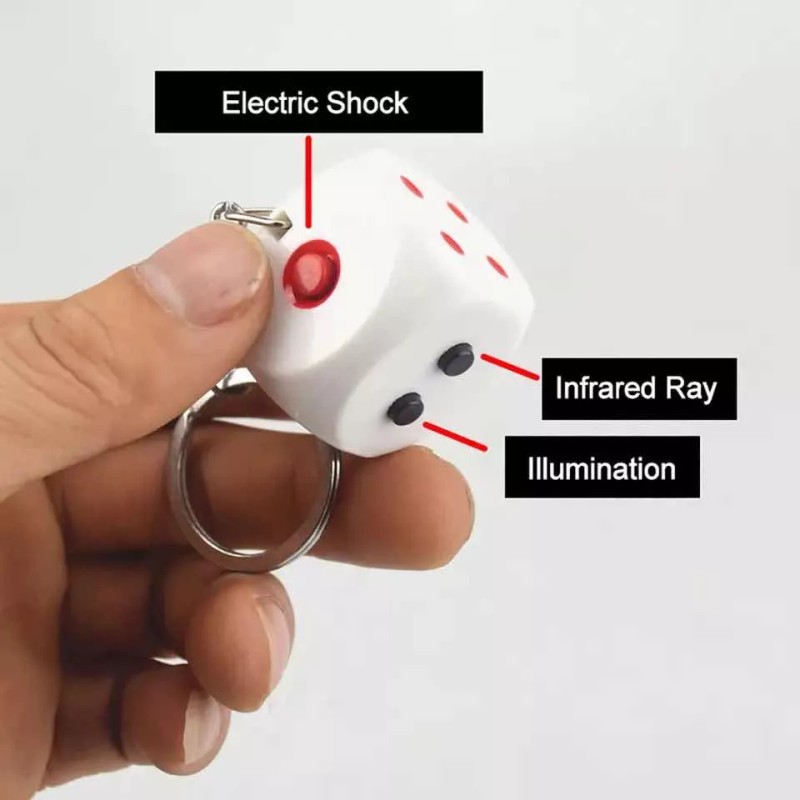 PMX Llavero De Broma, Llavero De Dado Que Da Toques,