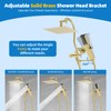 Hibbent All Metal cUPC Certified Shower Head, 10'' High Pressure