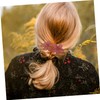 Healvian 2pcs Floral Hair Clips for Women Durable Duckbill Design