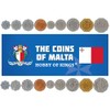 Set of 9 Coins from Malta. 2 MILS - 50