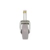 Shepherd Hardware 9790 2-Inch Swivel Stem Caster, Rubber Wheel, 7/16-Inch