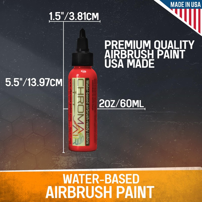 ChromaAir Water-Based Acrylic-Urethane Colors for Airbrush Paints: Almost Blue Turquoise