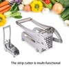 Potato Chipper,Vegetable Veggie Machine,French Fry Cutter,Manual Potato Strip Cutter,Stainless Steel
