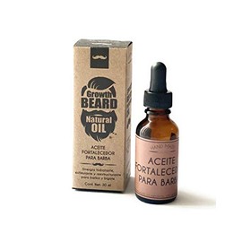Aceite Fortalecedor Growth Beard - Aroma a Bergamota y Romero - 100% Natural - 30ml