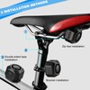 WSDCAM USB Rechargeable Bike Alarm with Remote 110dB Loud Volume