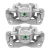 AutoShack Pair of 2 Front Brake Calipers with Bracket Assembly