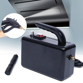 TFCFL High Pressure Steam Cleaner 110V 1600W Handheld Pressurized Steam Cleaner Portable Mobile Cleaning Machine for Home Car Furniture (Black)