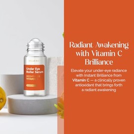 Bella Beauty Suero Para Ojos Con Vitamina C Y Niacinamida: Reduce La Hinchazón, Las Líneas Finas Y Las Ojeras; Antienvejecimiento, Probado Por Dermató