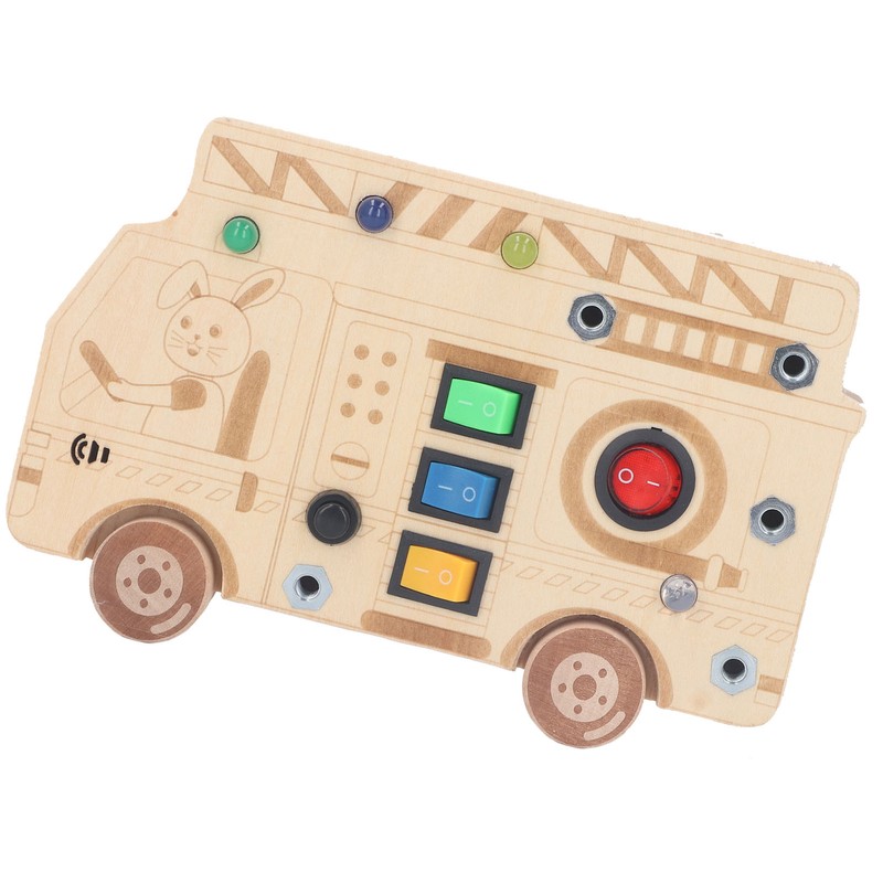 Light Up Switch Sensory Toy Simulation Learning Traffic Rules Exercise