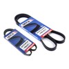 MOCA 3PK850 & 4PK1205 2 Pcs EPDM Serpentine Belts fits