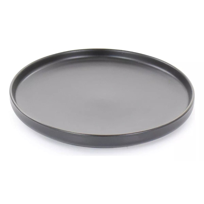 Elama Vajilla Contemporanea Elama Luxmatte 20 Piezas Color Negro