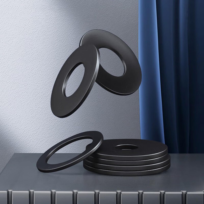 Drenky Washers M6.25 Pieces Large Stainless Steel A2 V2A Black