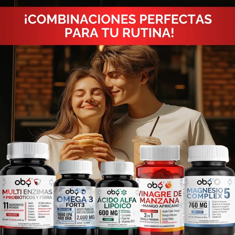 Enzimas Digestivas Probioticos Glutation Fibra Lactobacillus Casei Lactasa Lipasa Digestive