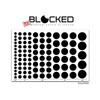 BLOCKED Webcam/Camera Vinyl Covers | 95 Low-Tack Restickable Webcam Sticker