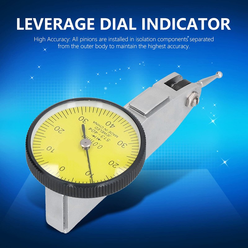 Nimomo Dial Comparator 0-0.8mm Dial Comparator Sensitivity Lever Measuring Gauge