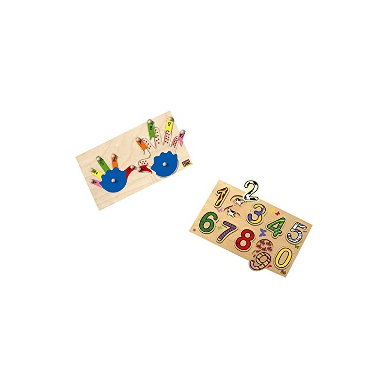 Edufun – Ef 10080/12075 – Set of 2 Wooden Puzzles