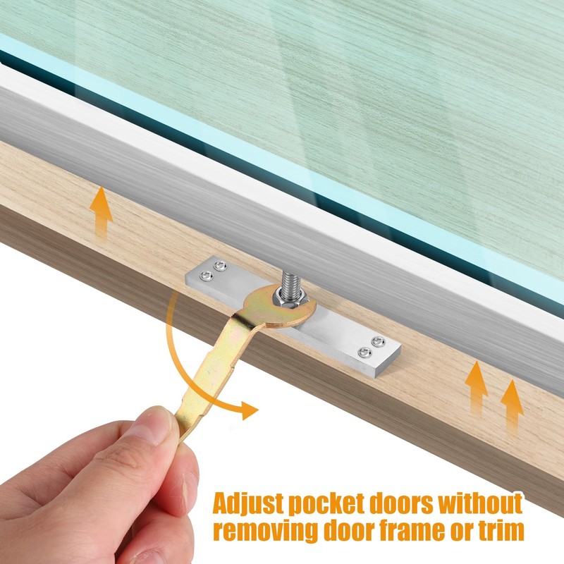 lasuroa 2pcs Pocket Door Wrenches, Bi-Fold Closet Door Pivot Adjustment