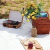 Stylish Plaid Large Picnic Mat / Camping Mat / Oxford Mat Picnic Mat Mint Large
