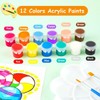 Mini Acrylic Paint Set, 30 Set Washable Paint Strips Kit