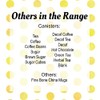Purely Home Yellow Polka Dots Decaf Storage Canister - Spotty