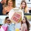 12 Cores De Batom Matte Kit De Gloss Labial Impermeável