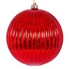 Vickerman 695999-6" Red Mercury Lined Ball Christmas Tree Ornament (4