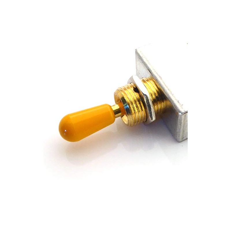 Orange Guitar toggle switch Tip Cap Knob screw on 4.0mm
