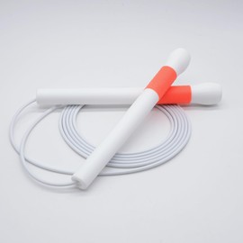 JUMP Yuedong Jump Rope, Jump Rope, Competition Rope, Training Rope, Freestyle Rope Skipping, Bearing, Anti-Twist, Sports, High Speed Rotation, Fitness, Diet, Muscle Training, Adults and Children, Adjustable Length (Orange)