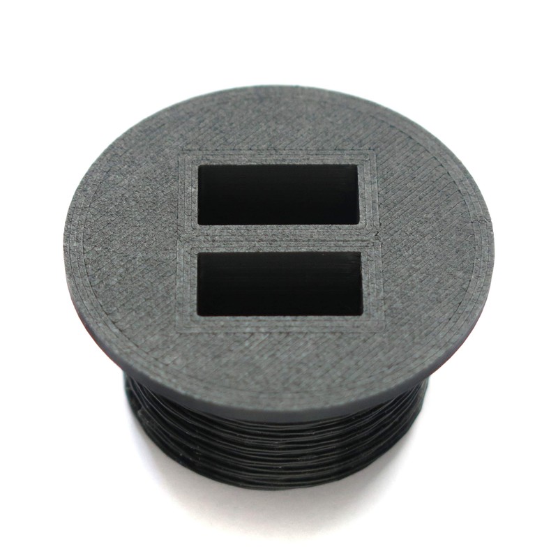 2-Way Threaded Panel Mount Housing for Anderson Powerpole Connector PP15