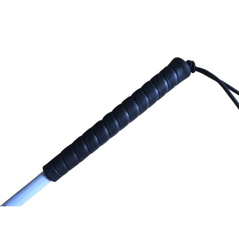 70cm White Cane, Aluminum Folding Cane for The Blind,Folds Down