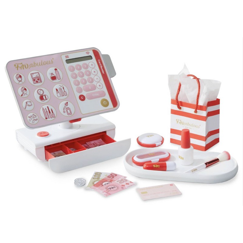 FAO Schwarz Toy Cosmetic Cash Register New With Box