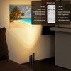 Powfloven 2 Pack Wireless Battery Operated Spotlights Indoor with Remote,