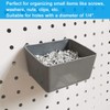 FRIMOONY Pegboard Hooks Assortment with Pegboard Bins, Peg Locks, for