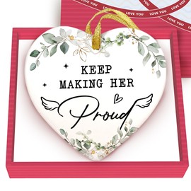 Gossby Keep Making Her Pround Ornament - Memorial Gift for Loss of Mom, Grandma, Sister, Daughter - Sympathy, Bereavement Gift for Loss of Loved One - in Loving Memory Keepsake
