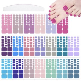 20 Hojas 440 Pcs Pegatinas De Uñas De Los Pies Para Mujeres Nail Art Wraps Pegatinas De Uñas Para Dedos De Los Pies Tiras De Esmalte De Uñas Pegatinas De Esmalte De Uñas Para