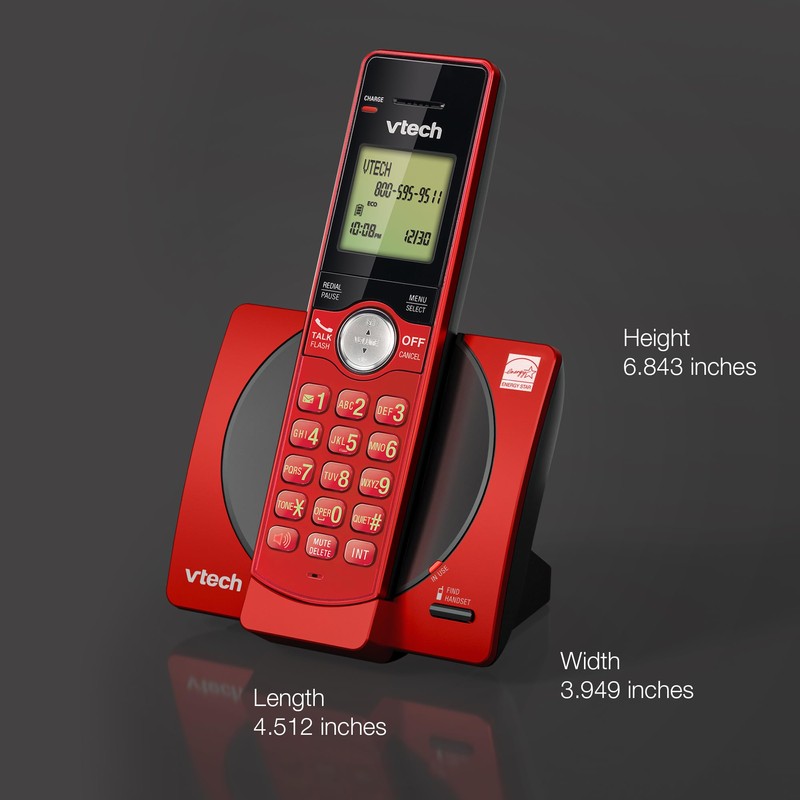 VTech 3-Handset Cordless Phone for Home with Caller ID/Call Waiting,