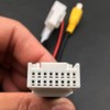16 Pins Reverse Backup Rear View Camera Harness Adapter Connector