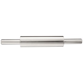 Fox Run Stainless Steel Rolling Pin, 18.5 x 2.6 x 2.8 inches, Metallic