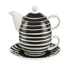 Goebel Stripes - Tea for One Chateau Black and White