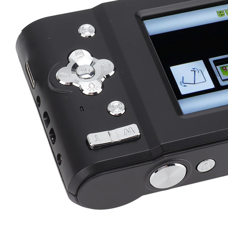 Kids Digital Camera Black 44MP 1080 Video Entry Level CCD