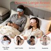 Double-Sided Sleep Mask 2 Pack, Warm Cool Two-Side Design, Soft