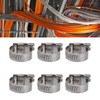 30Pcs Hose Clamps German Style Adjustable 304 Stainless Steel Fuel