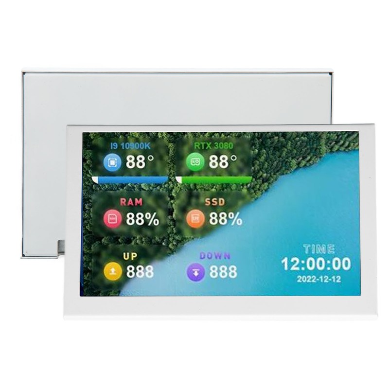 5in Computer Temp Monitor IPS USB Mini Screen PC Sensor