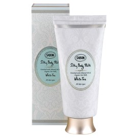 SABON Silky Body Milk, White Tea, 7.8 fl oz (200 ml)